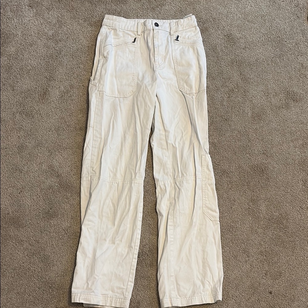 H&M Off-White Cargo Pants